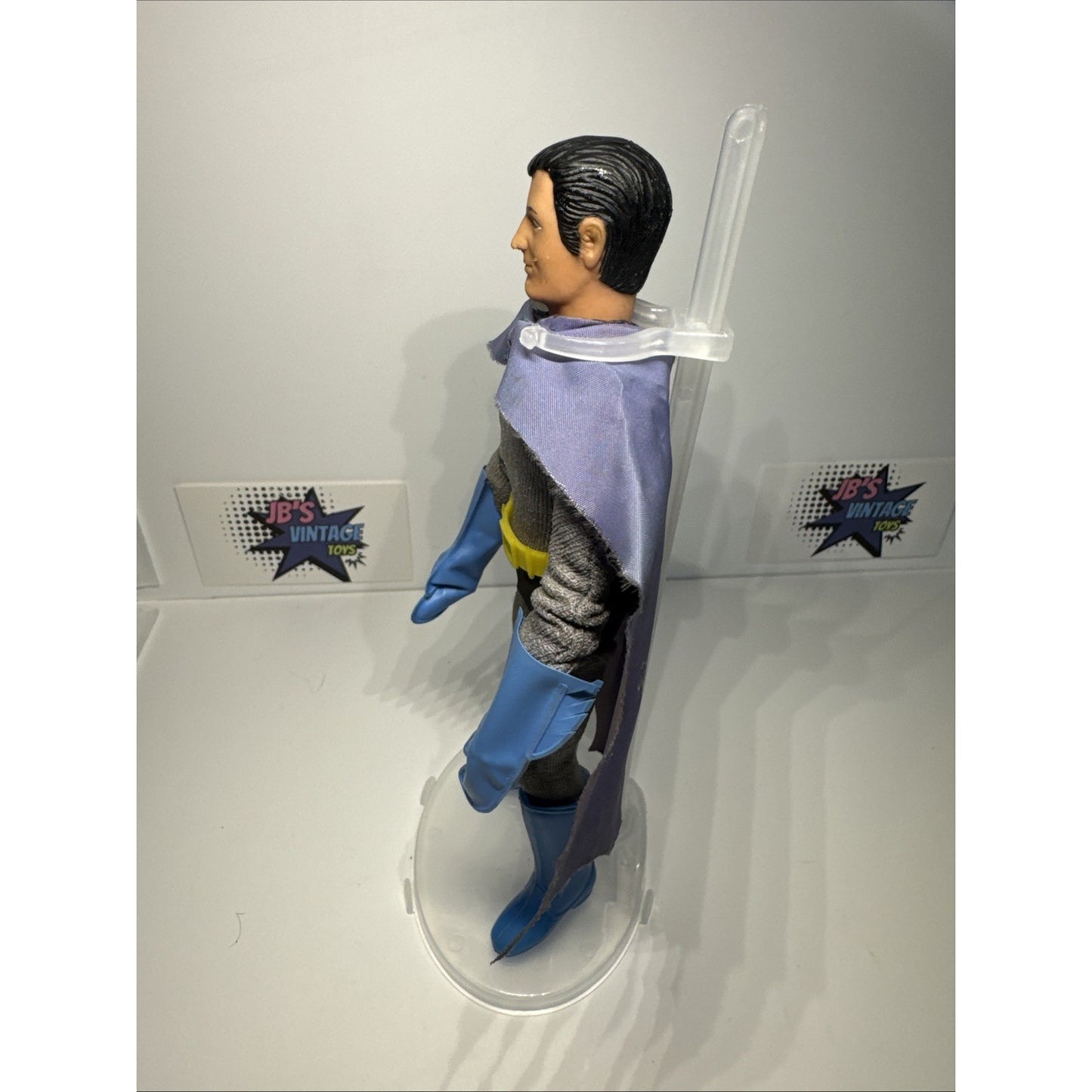 ORIGINAL 1970s Mego 8" Batman DC Figure Removable Cowl Complete Figure