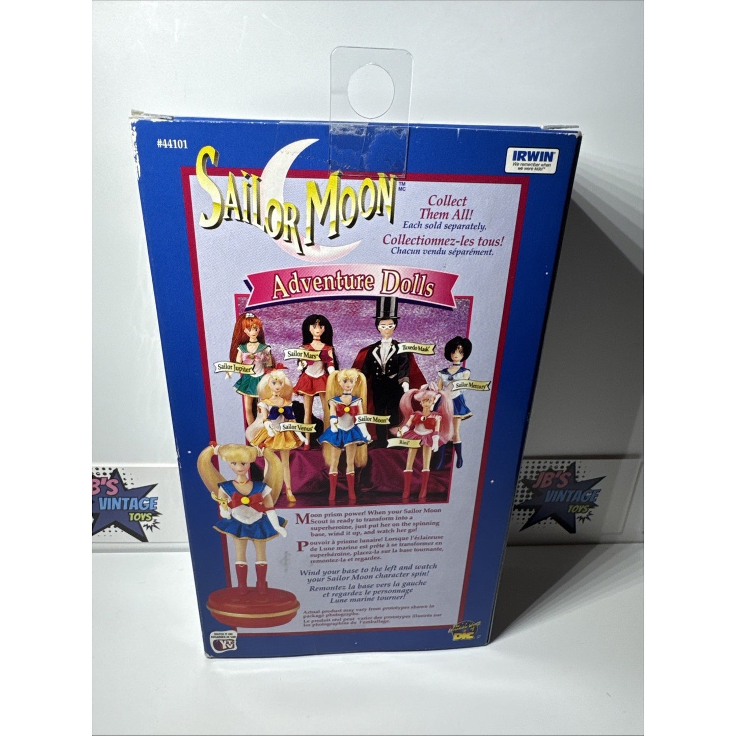 Irwin Sailor Moon 6-inch Mercury Doll w/Spinning Stand Sealed