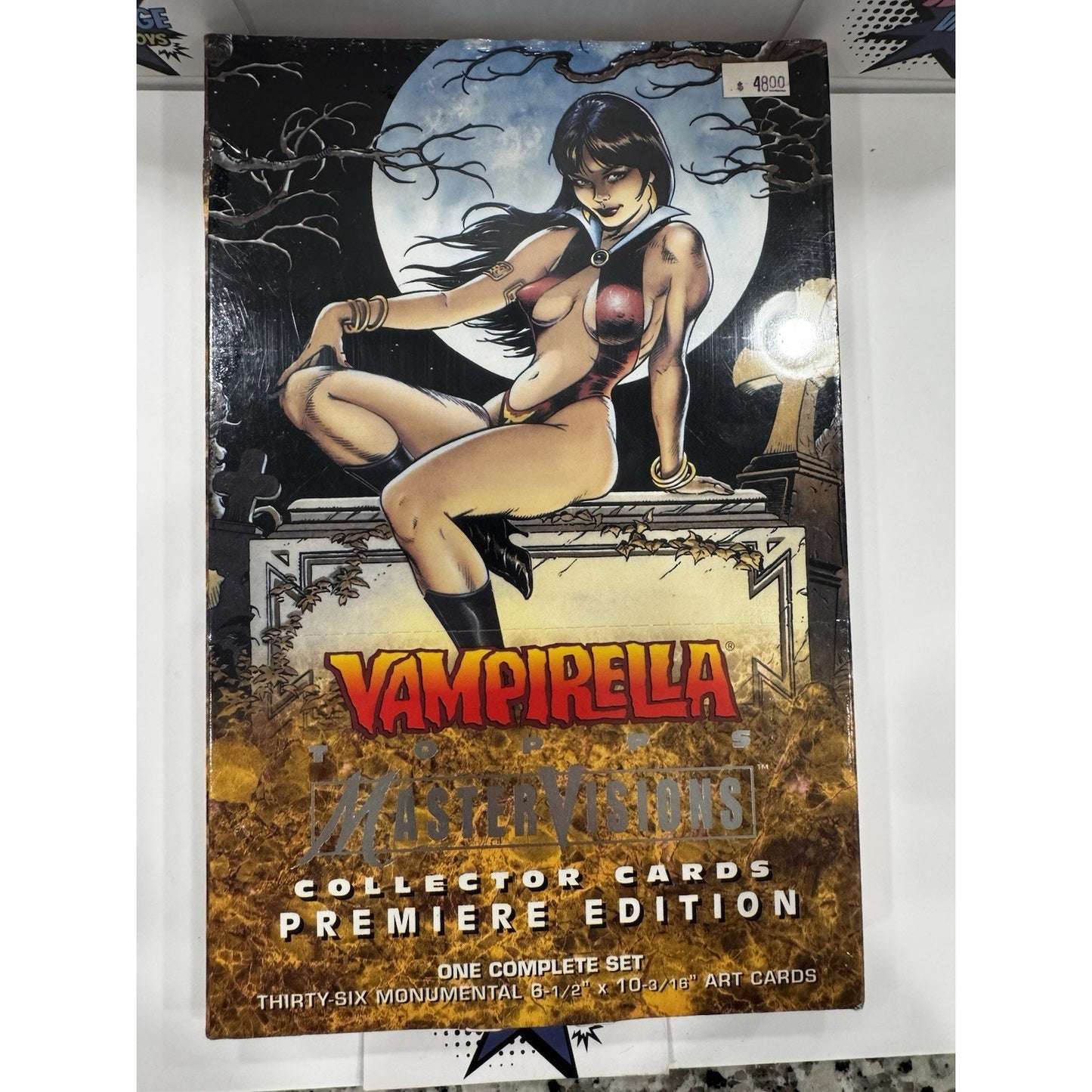 NIB Sealed Topps Master Visions Vampirella 1996 Premiere Edition Collector Cards
