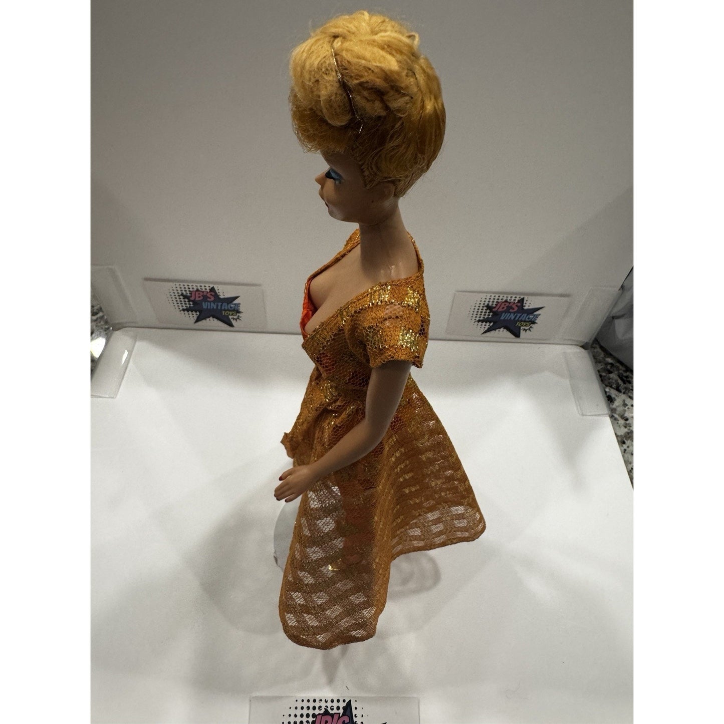 Beautiful Blonde Barbie #5 Updo Hair Wearing “Dinner At Eight”