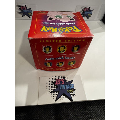 Pokemon Gotta Catch Them All 23K Gold Plated Pokemon Jigglypuff Card Burger King