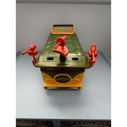 Vintage 1989 Teenage Mutant Ninja Turtles TMNT Party Wagon Complete With Figures