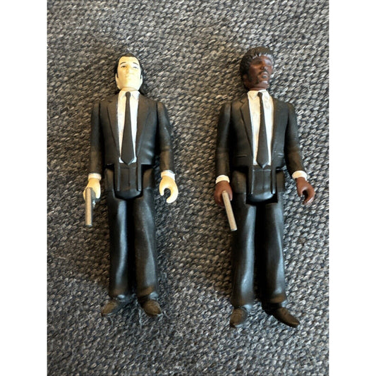 Retro Pulp Fiction Action Figure With Guns