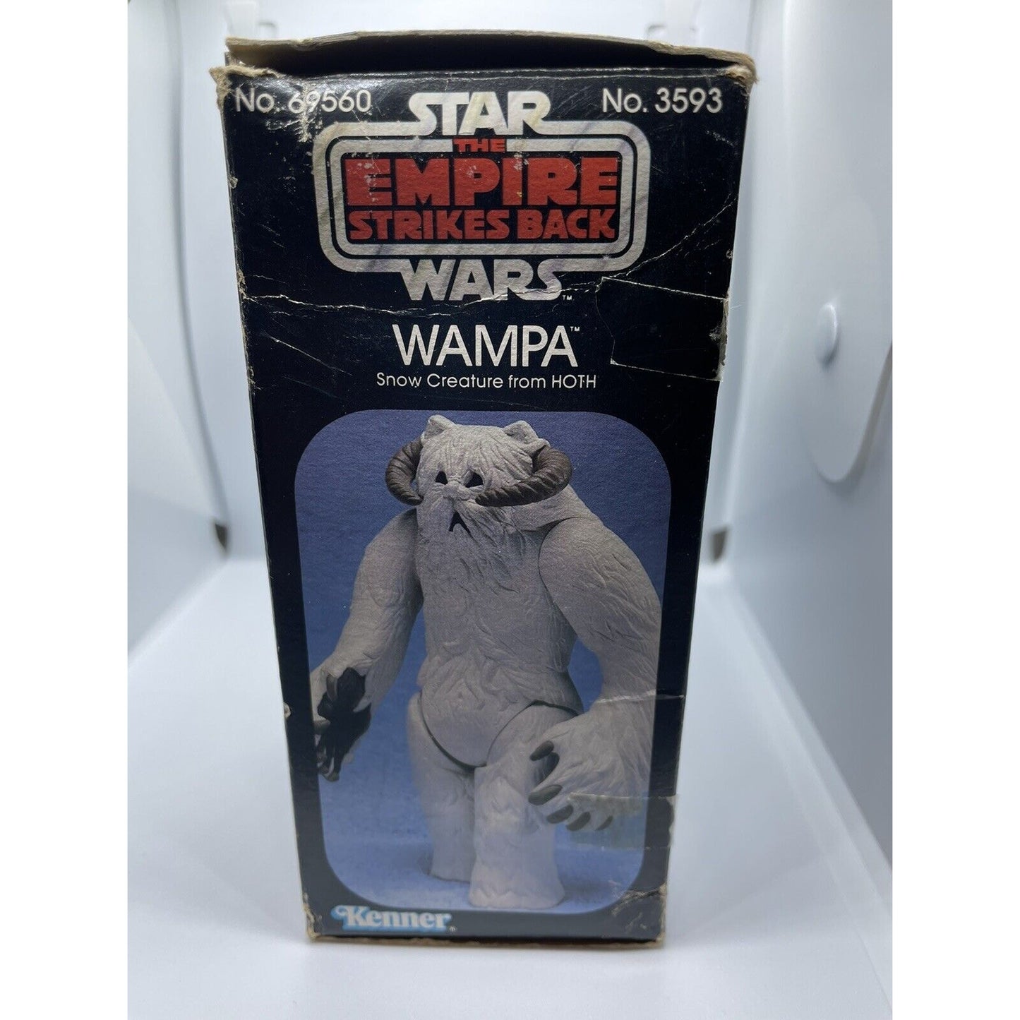 VINTAGE 1981 Kenner Star Wars ESB Wampa w/ Original Great Box Appeal w/ Acrylic