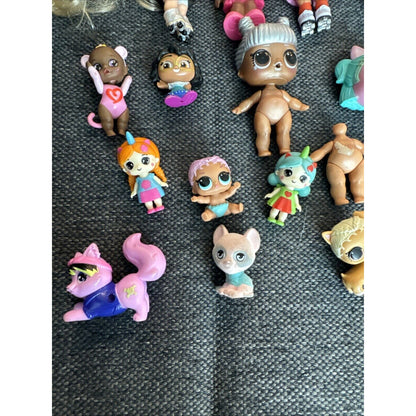 MIXED Lot Of OMG Lol Surprise Dolls, Accessories, Shoes, Pets, Baby, & A Kindli