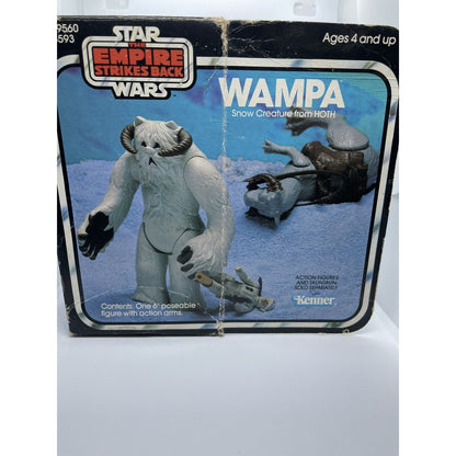 VINTAGE 1981 Kenner Star Wars ESB Wampa w/ Original Great Box Appeal w/ Acrylic