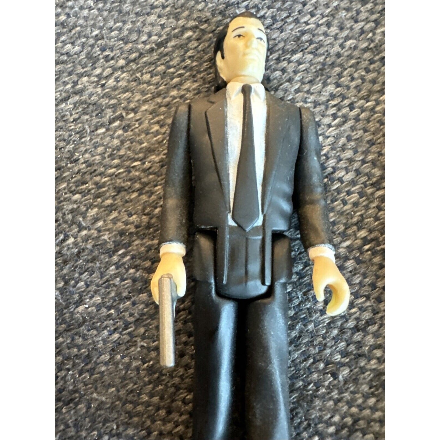 Retro Pulp Fiction Action Figure With Guns