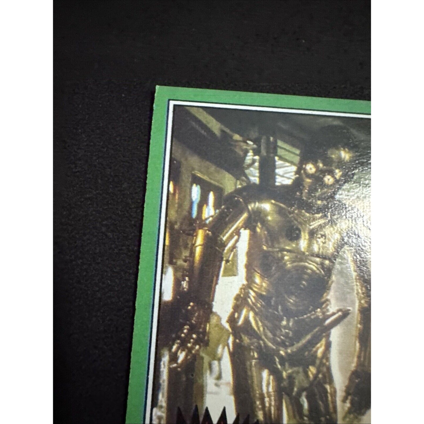 1977 Star Wars Card C-3PO GOLDENROD Error & Corrected Airbrushed Card