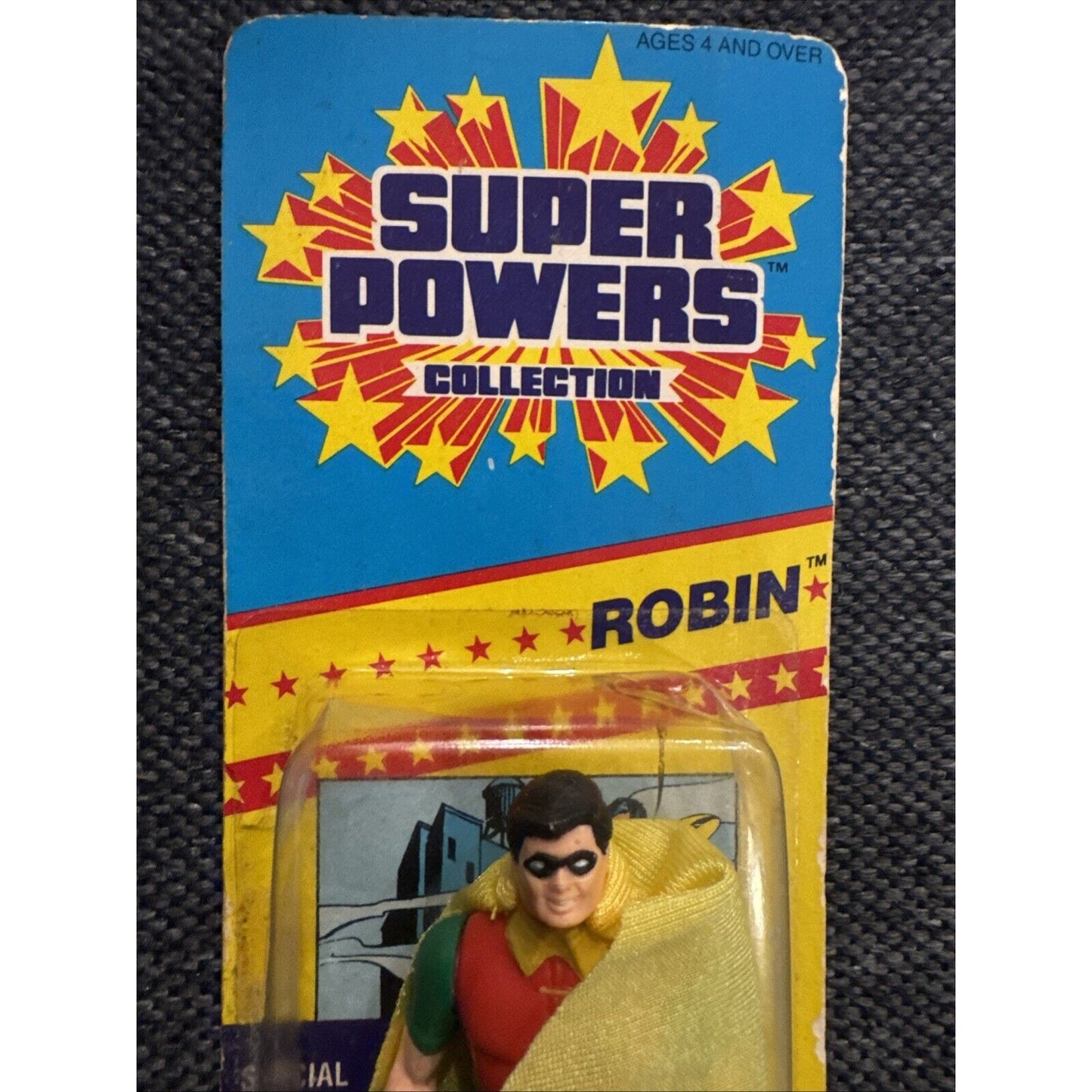 1986 Kenner DC Super Powers Collection Robin Sealed Card Vintage