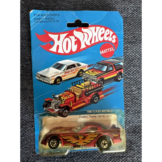 New Hot Wheels 1981 Purple Firebird Funny Car on Card 3250