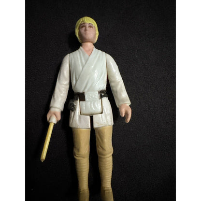 1977 Vintage Star Wars FarmBoy Luke Skywalker Figure Complete W/Lettered Hilt HH