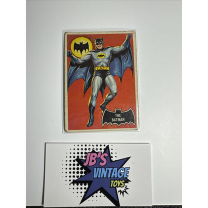 1966 Topps Batman Black Bat Complete Set Of 55 Cards Fair/Good Condition