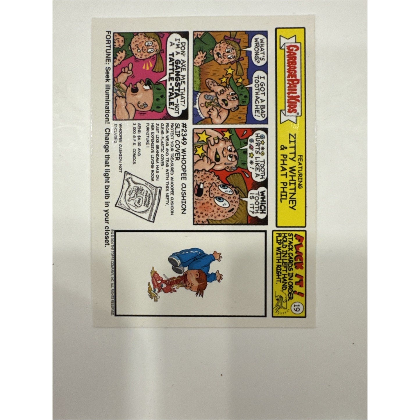 2004 Garbage Pail Kids Donald Dump #19 Donald Trump