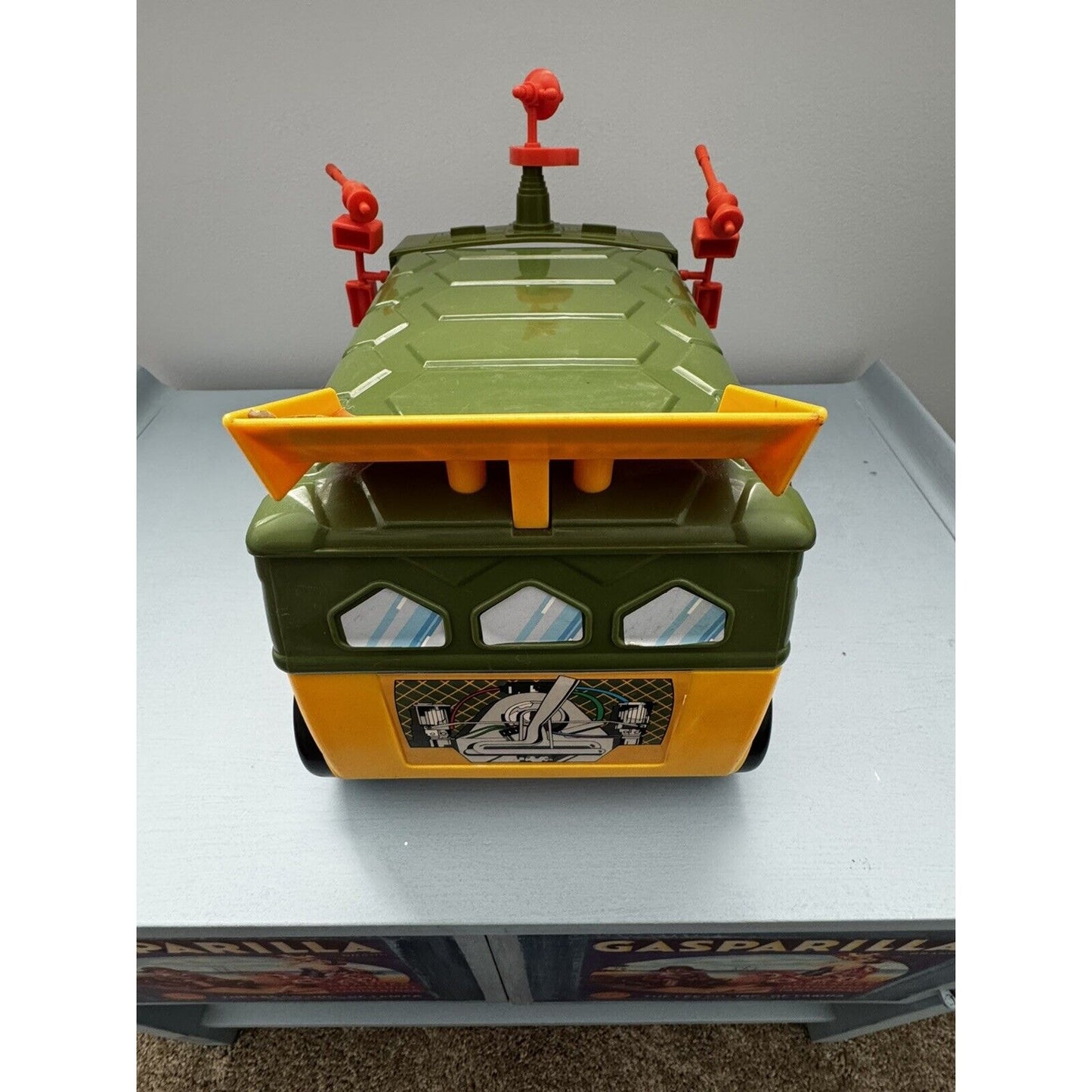 Vintage 1989 Teenage Mutant Ninja Turtles TMNT Party Wagon Complete With Figures