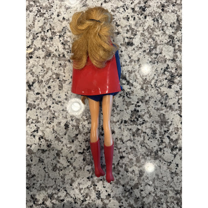 1967 Vintage Ideal Supergirl Super Queens Posin' Doll w/Krypto Dog RARE Complete