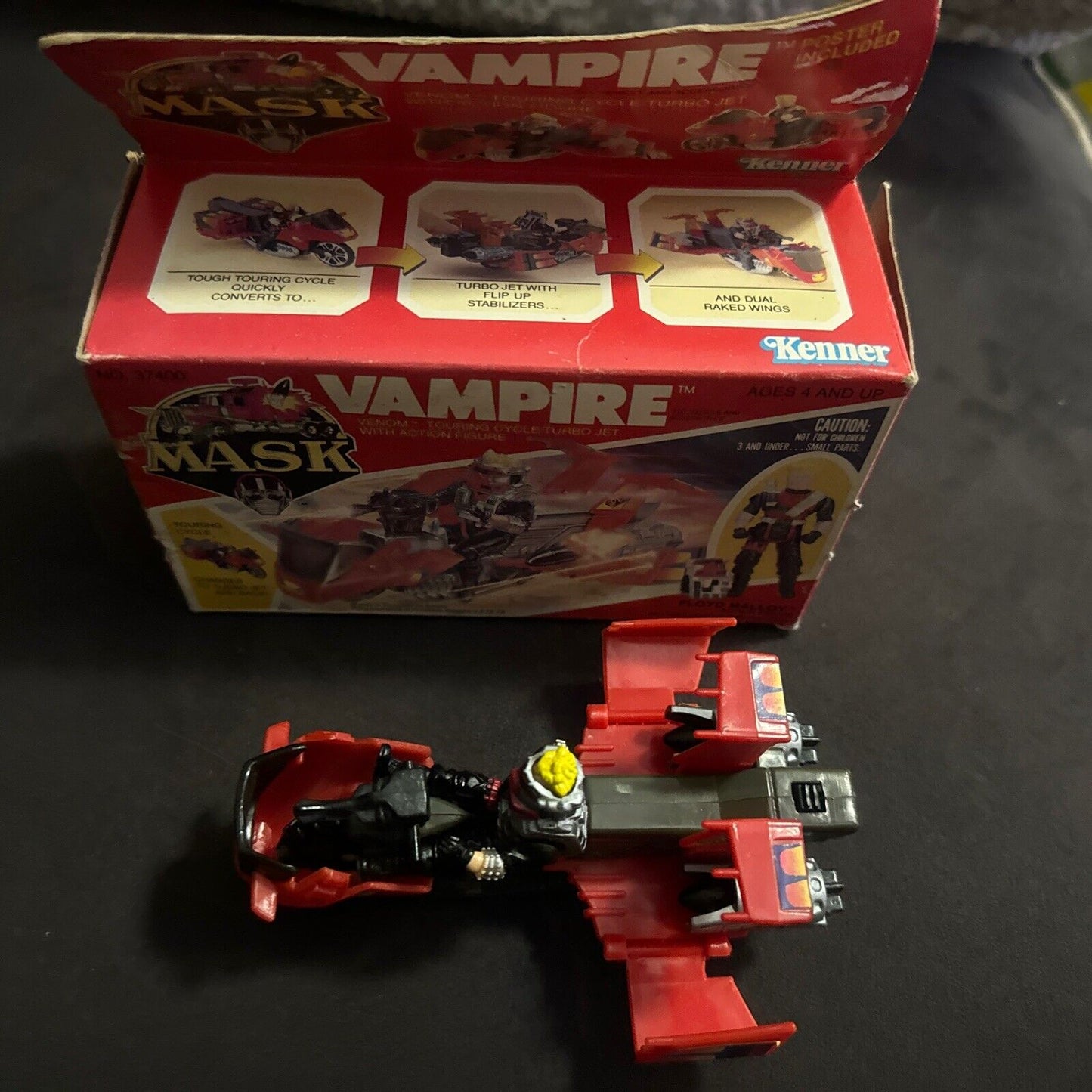 Vintage Kenner Vampire Venom Touring Cycle 1986 COMPLETE