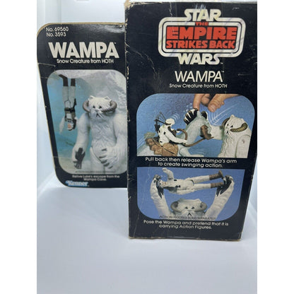 VINTAGE 1981 Kenner Star Wars ESB Wampa w/ Original Great Box Appeal w/ Acrylic