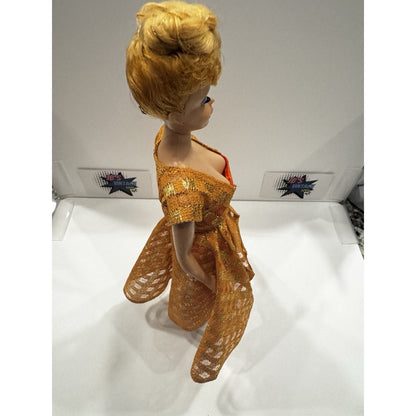 Beautiful Blonde Barbie #5 Updo Hair Wearing “Dinner At Eight”