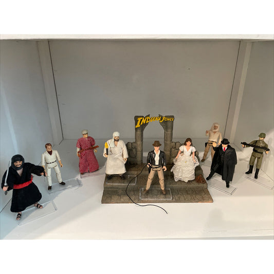 Vintage 1982 Lot 10 Kenner Indiana Jones/Marion/TOHT/ Sallah Some COMPLETE