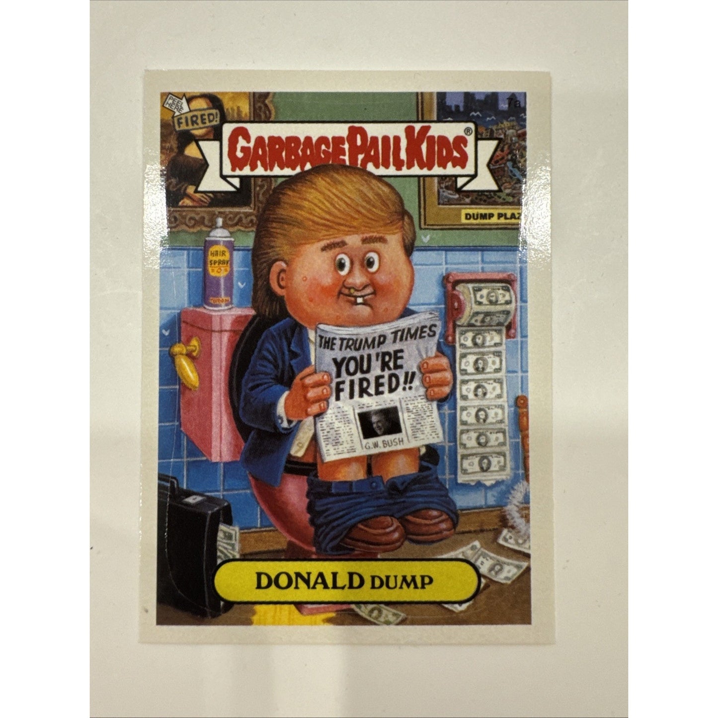 2004 Garbage Pail Kids Donald Dump #19 Donald Trump