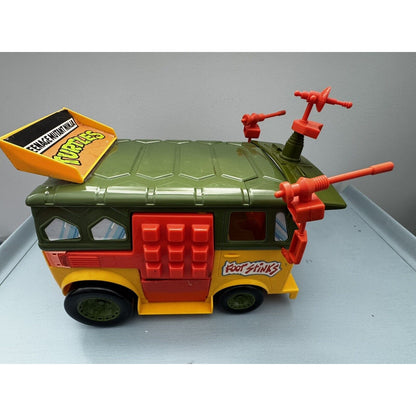 Vintage 1989 Teenage Mutant Ninja Turtles TMNT Party Wagon Complete With Figures