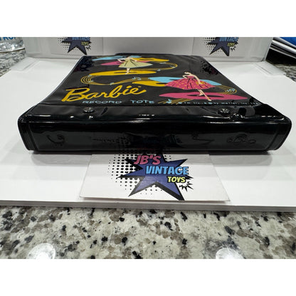 Complete Black 1961 Barbie Record Mattel Tune Tote Holds 10 Records