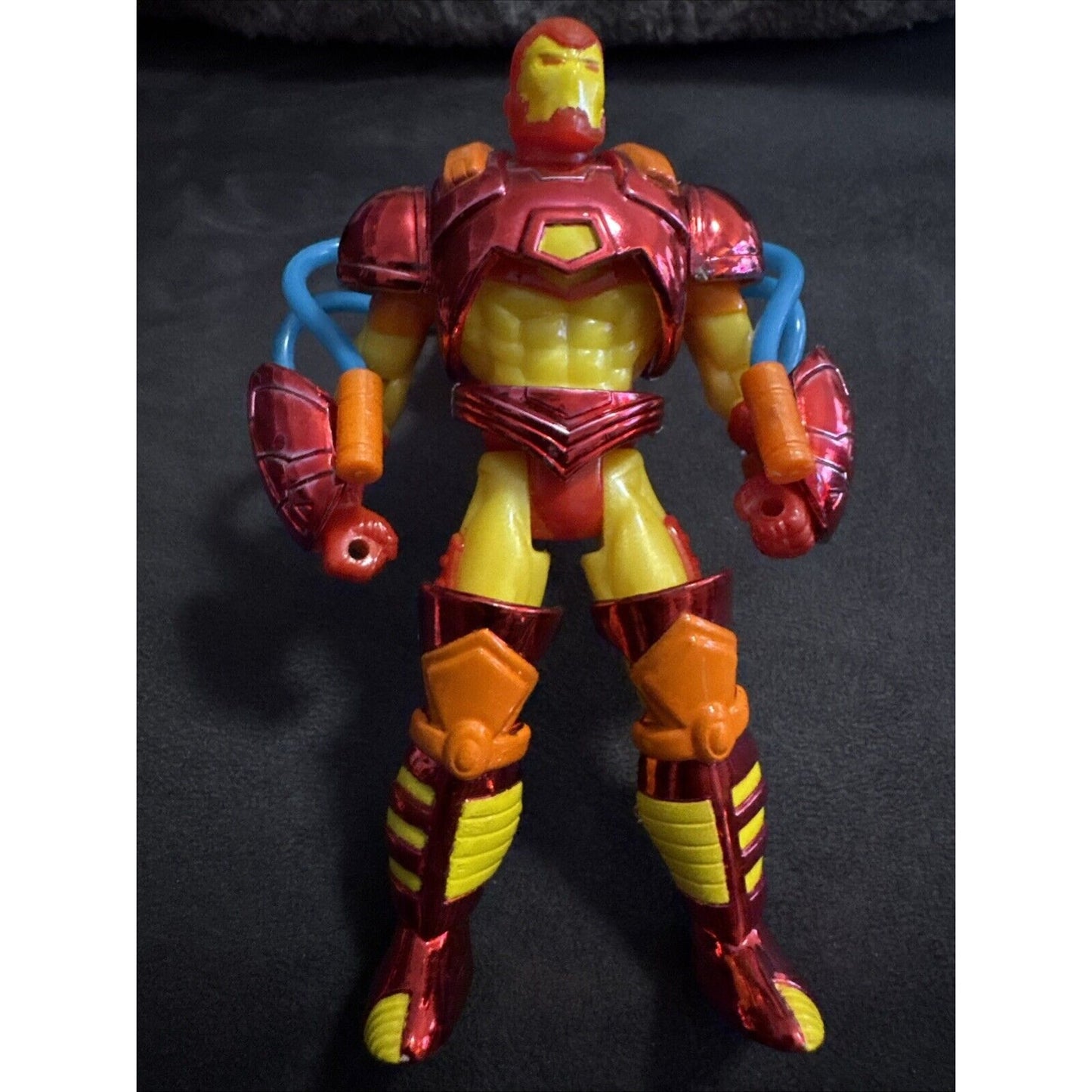 IRON MAN Inferno Armor Water Firing Action Figure 1996 Toy Biz MARVEL COMICS