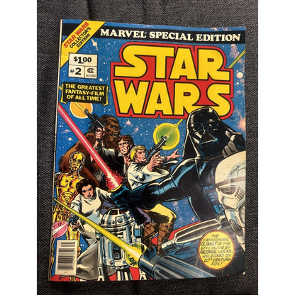 MARVEL TREASURY SP. ED. #2 STAR WARS- NM- WHITMAN V. 1977- H. CHAYKIN