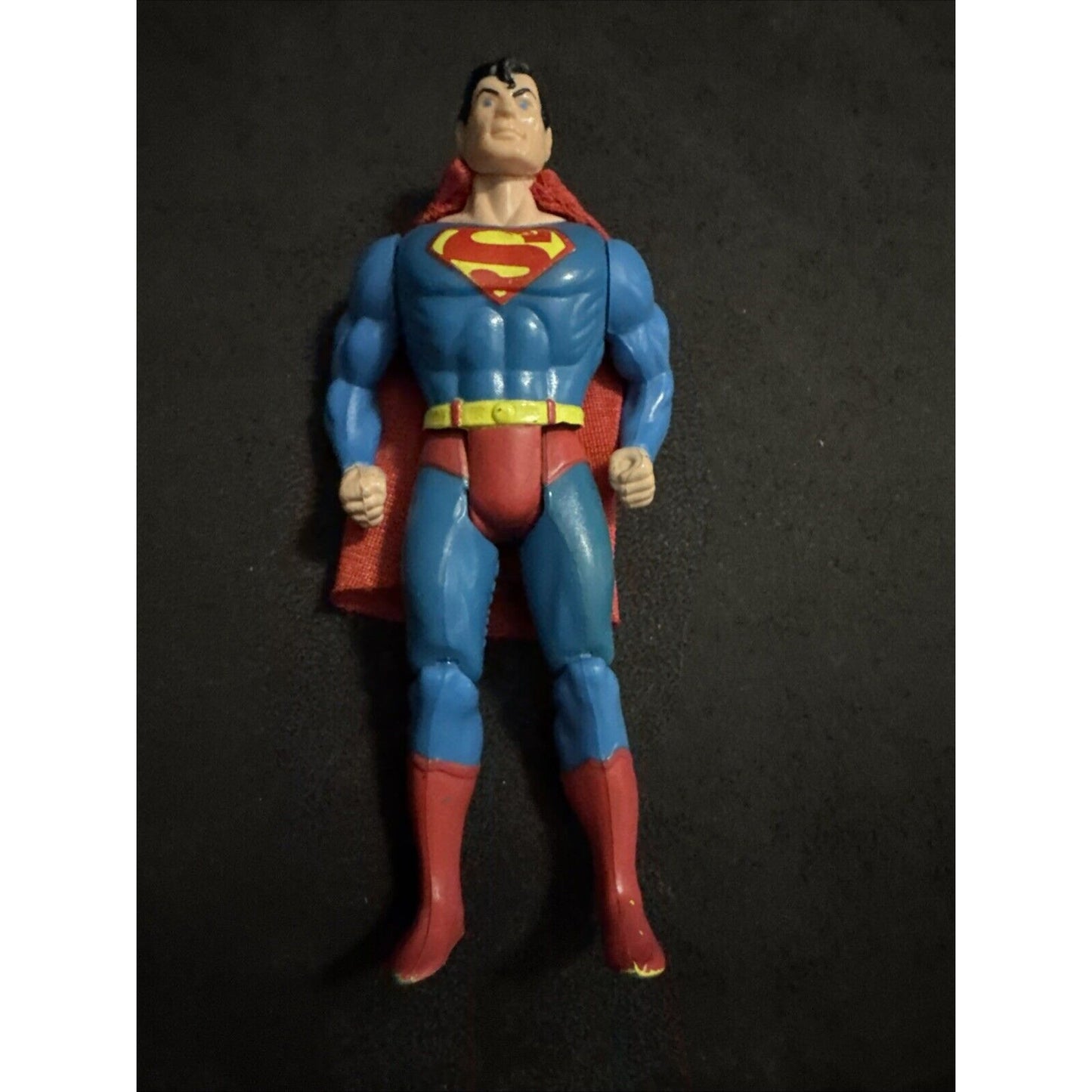 Super Powers Superman With Cape 1984 Action Figure DC Comics Kenner Card Back