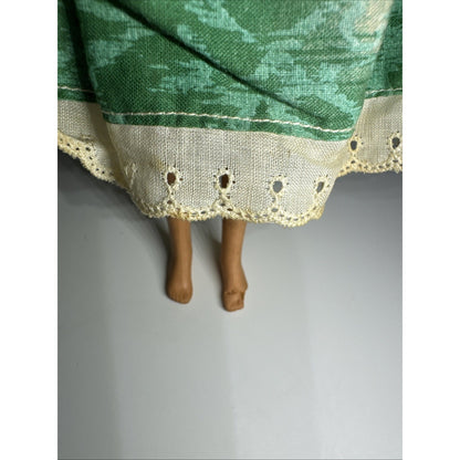 Vintage 1960’s Barbie Bubblecut Blonde wearing Green Sheath Dress