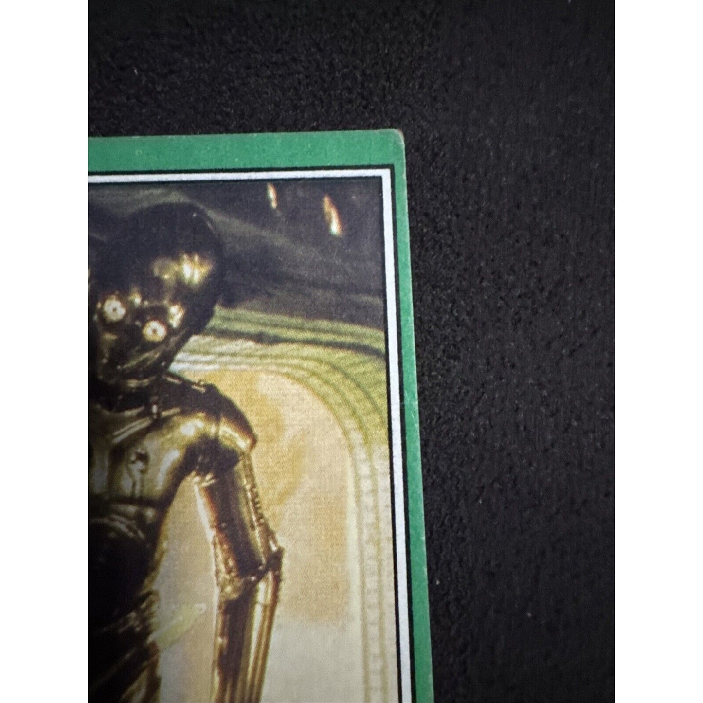 1977 Star Wars Card C-3PO GOLDENROD Error & Corrected Airbrushed Card