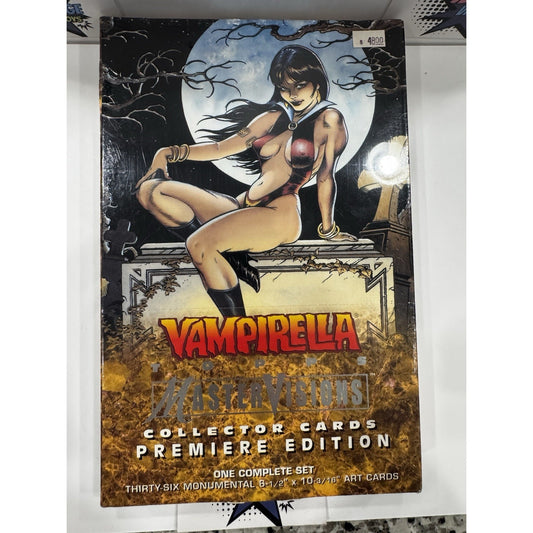 NIB Sealed Topps Master Visions Vampirella 1996 Premiere Edition Collector Cards