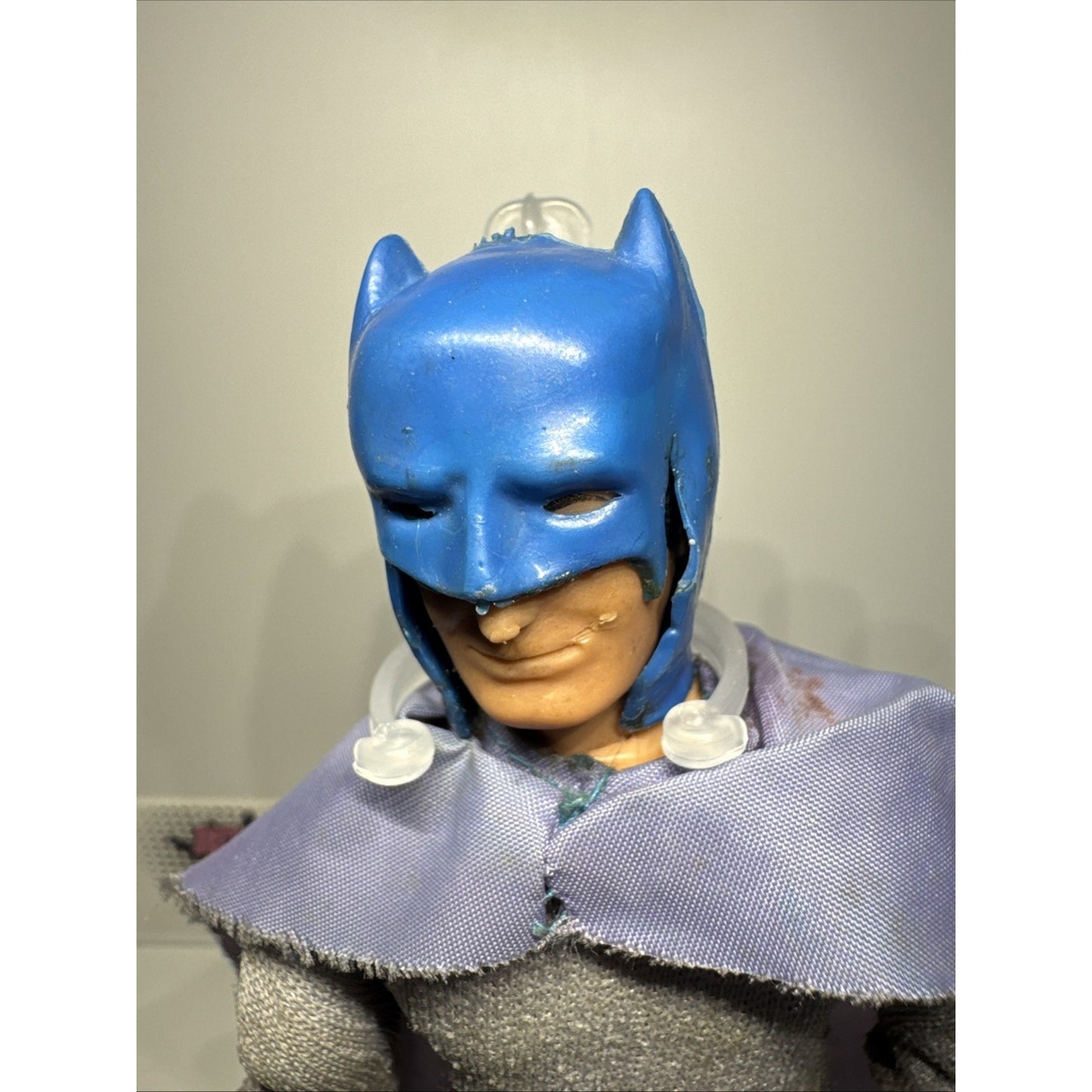 ORIGINAL 1970s Mego 8" Batman DC Figure Removable Cowl Complete Figure