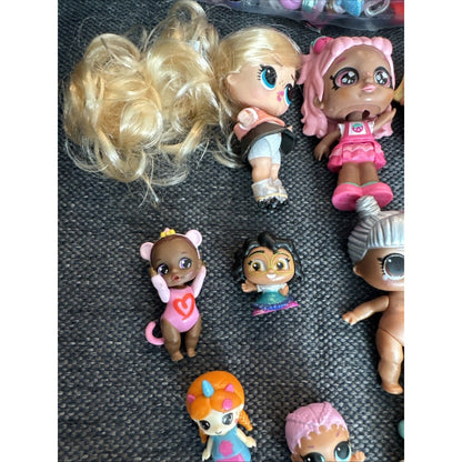 MIXED Lot Of OMG Lol Surprise Dolls, Accessories, Shoes, Pets, Baby, & A Kindli