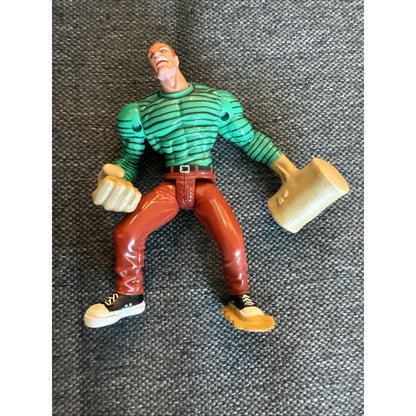 Spiderman Animated Series 1998 Flip N Trap Sandman Figure Sneak Attack