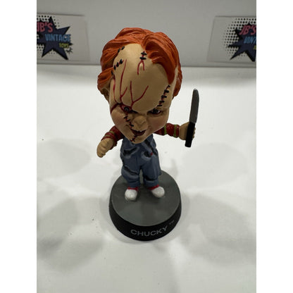 Sideshow Child's Play Bride of Chucky Little Big Heads Chucky & Tiffany Figures