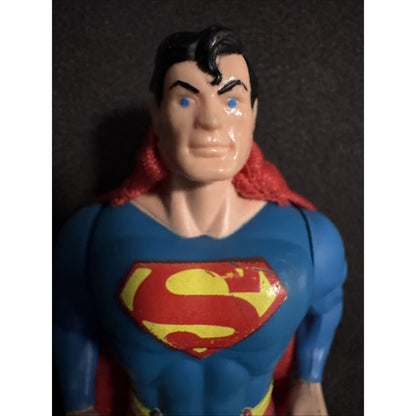 Super Powers Superman With Cape 1984 Action Figure DC Comics Kenner Card Back