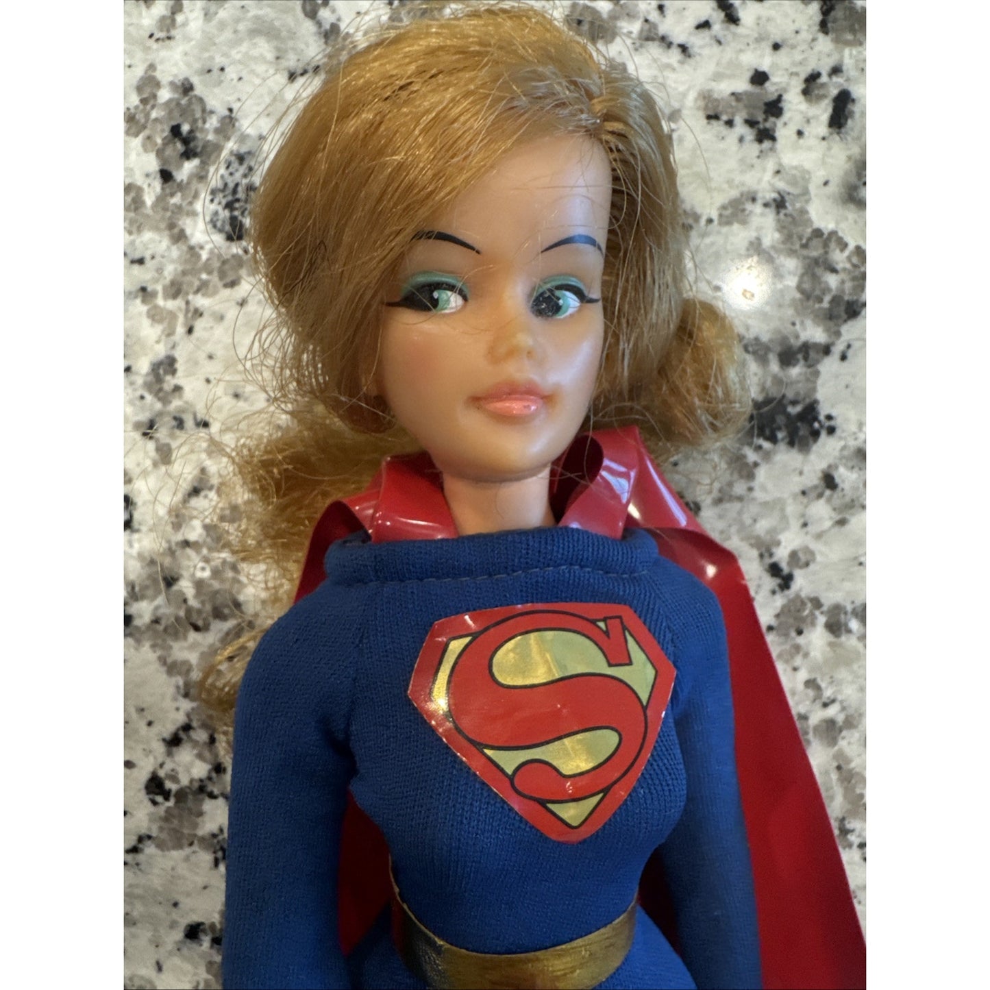 1967 Vintage Ideal Supergirl Super Queens Posin' Doll w/Krypto Dog RARE Complete