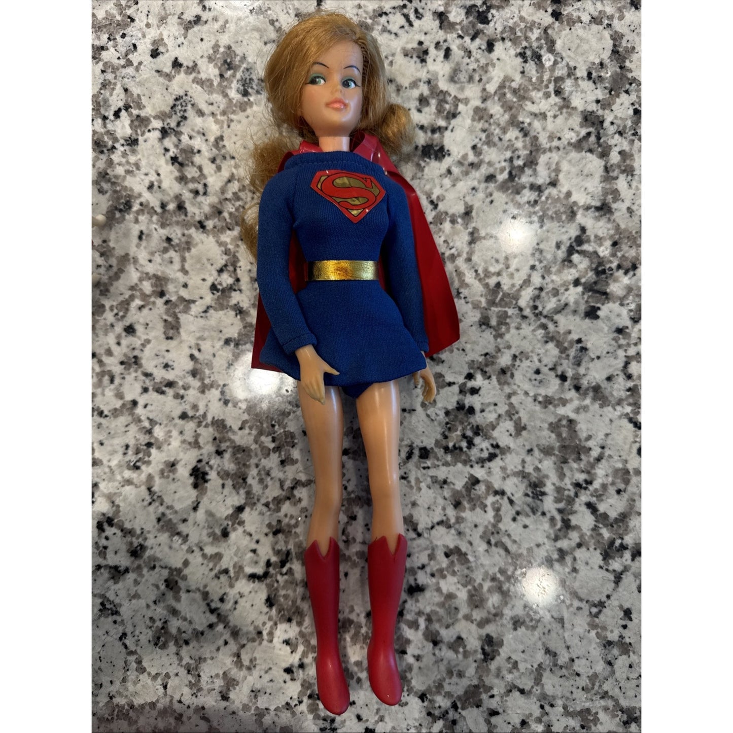 1967 Vintage Ideal Supergirl Super Queens Posin' Doll w/Krypto Dog RARE Complete