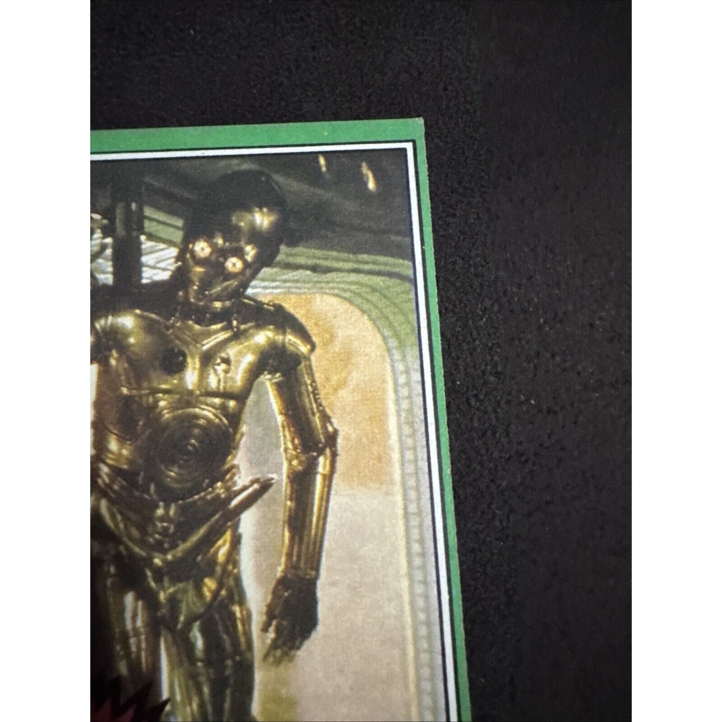 1977 Star Wars Card C-3PO GOLDENROD Error & Corrected Airbrushed Card